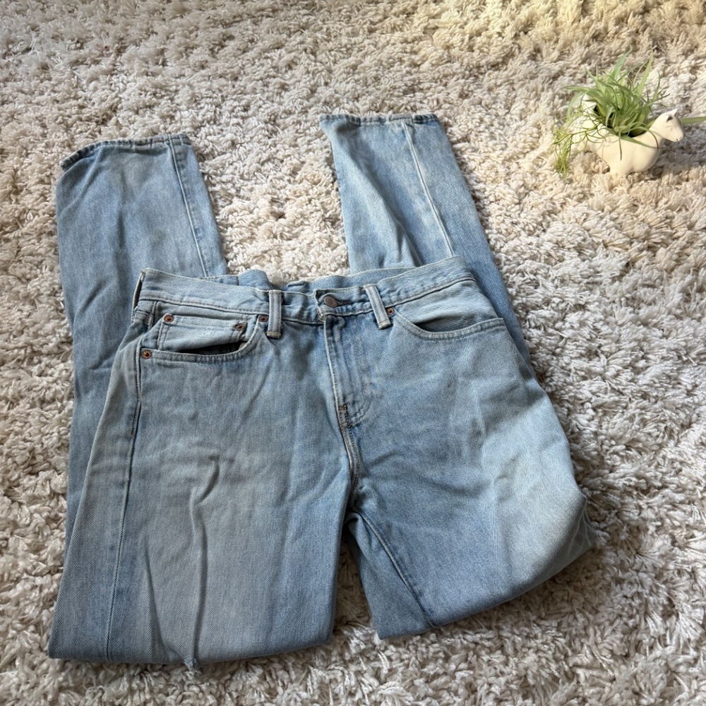 Timeless Levi's distressed Levi's Classic light Blue casual, comfy, baggy Straig - Picture 3 of 7